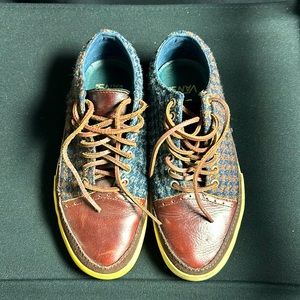 Harris tweed & learherVans Vault old skool size 8